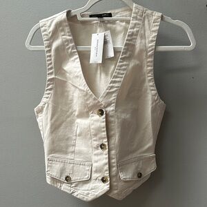 Banana Republic Cream Vest Top